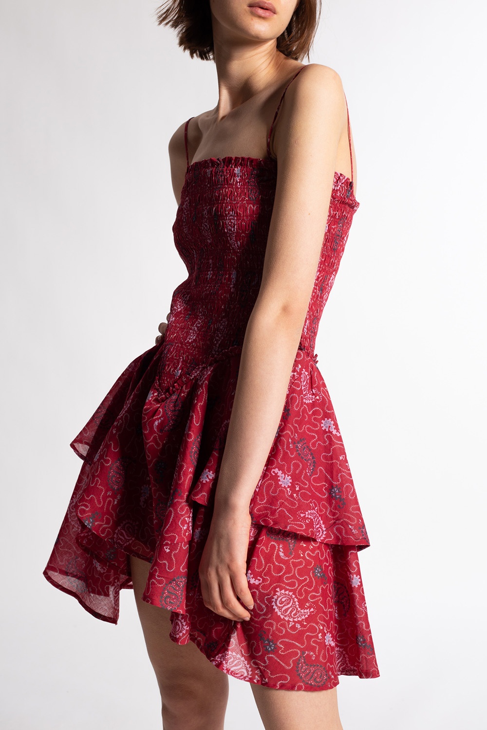 Patterned slip dress Isabel Marant Etoile - silk bandana